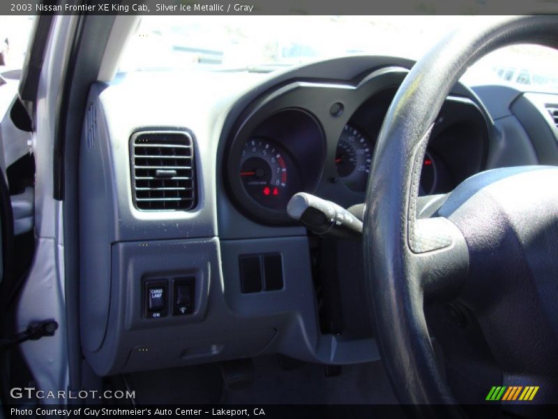 Silver Ice Metallic / Gray 2003 Nissan Frontier XE King Cab
