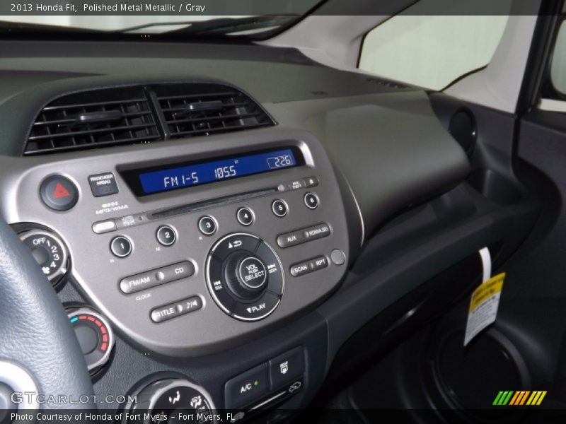 Polished Metal Metallic / Gray 2013 Honda Fit