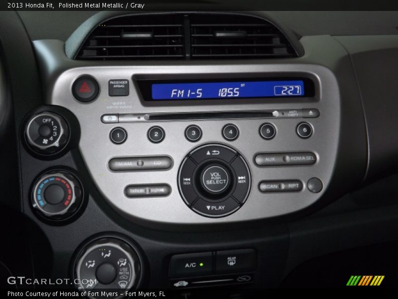 Polished Metal Metallic / Gray 2013 Honda Fit