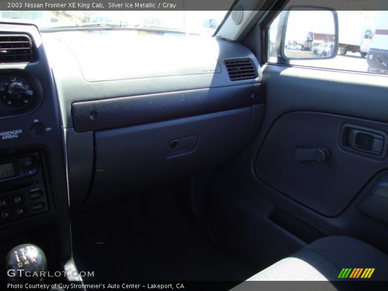 Silver Ice Metallic / Gray 2003 Nissan Frontier XE King Cab