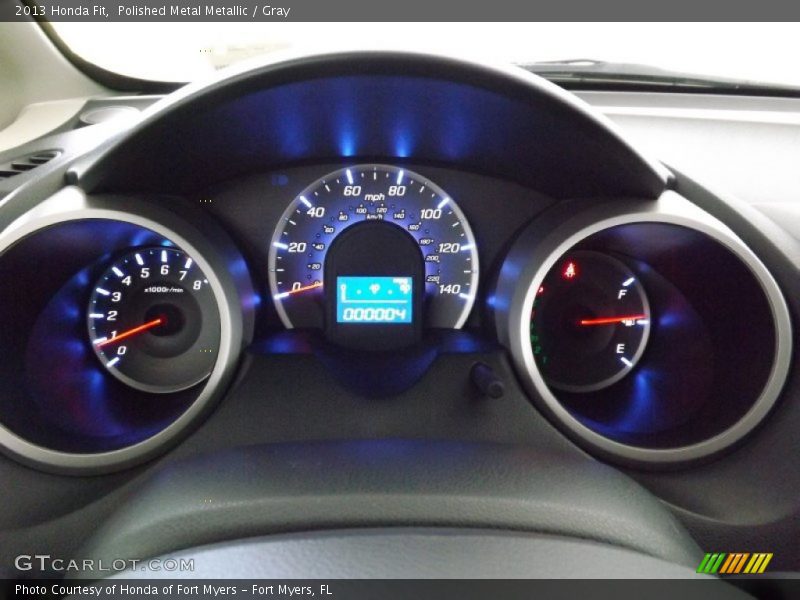 Polished Metal Metallic / Gray 2013 Honda Fit