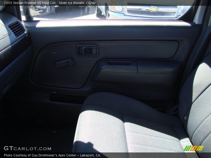 Silver Ice Metallic / Gray 2003 Nissan Frontier XE King Cab