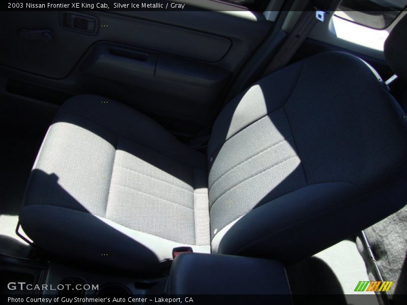 Silver Ice Metallic / Gray 2003 Nissan Frontier XE King Cab