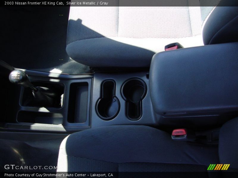 Silver Ice Metallic / Gray 2003 Nissan Frontier XE King Cab