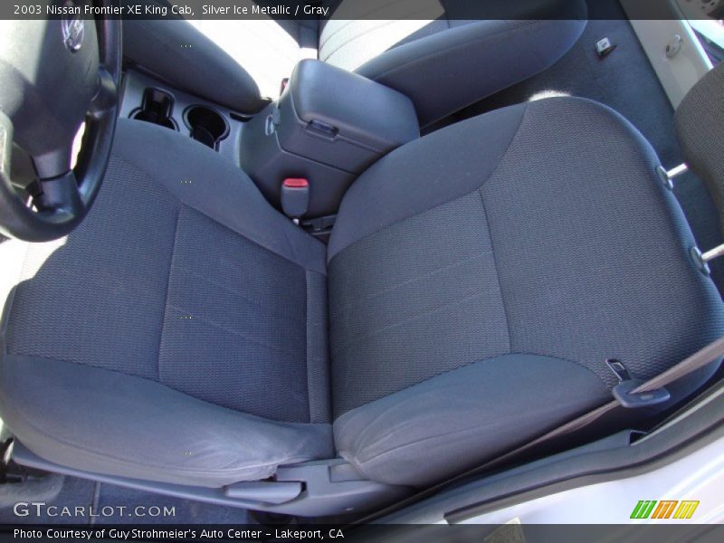 Silver Ice Metallic / Gray 2003 Nissan Frontier XE King Cab