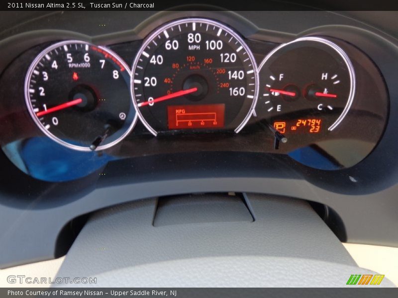 Tuscan Sun / Charcoal 2011 Nissan Altima 2.5 SL