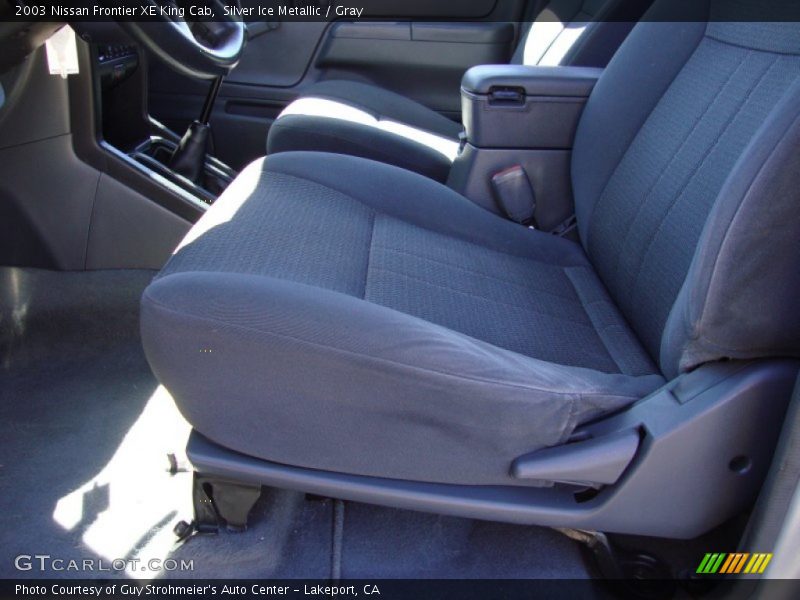 Silver Ice Metallic / Gray 2003 Nissan Frontier XE King Cab
