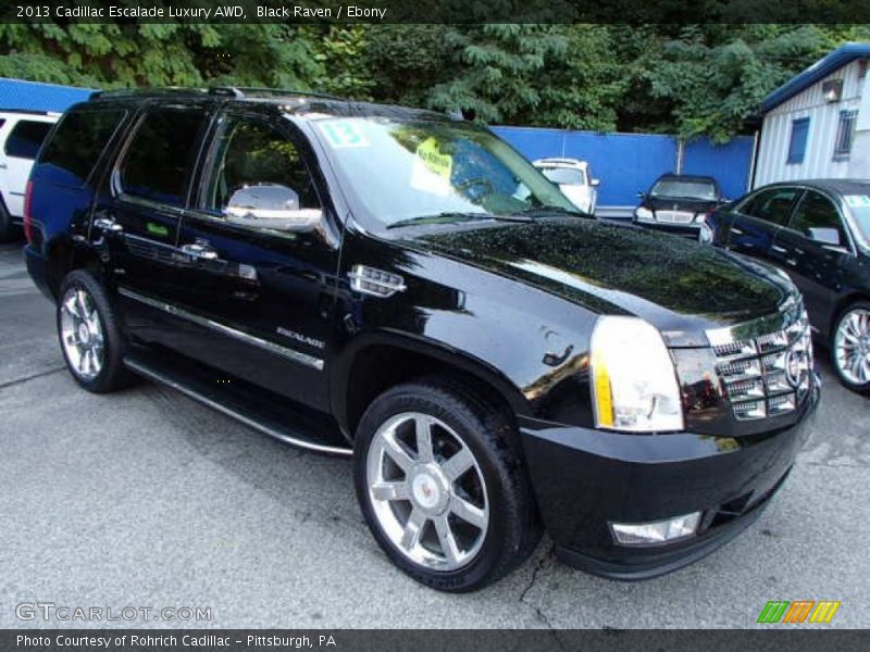 Black Raven / Ebony 2013 Cadillac Escalade Luxury AWD