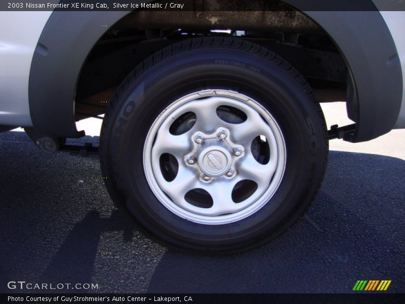 Silver Ice Metallic / Gray 2003 Nissan Frontier XE King Cab