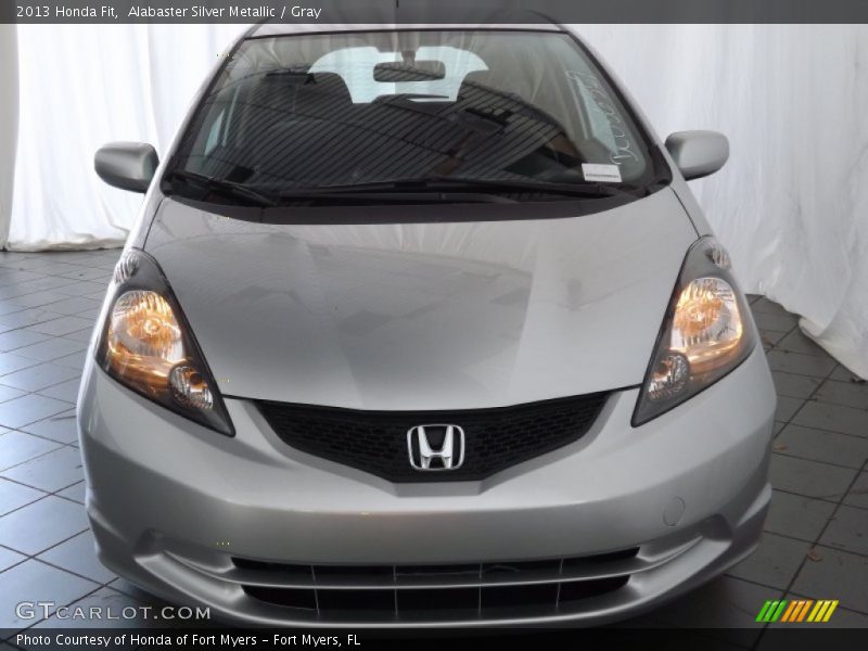 Alabaster Silver Metallic / Gray 2013 Honda Fit