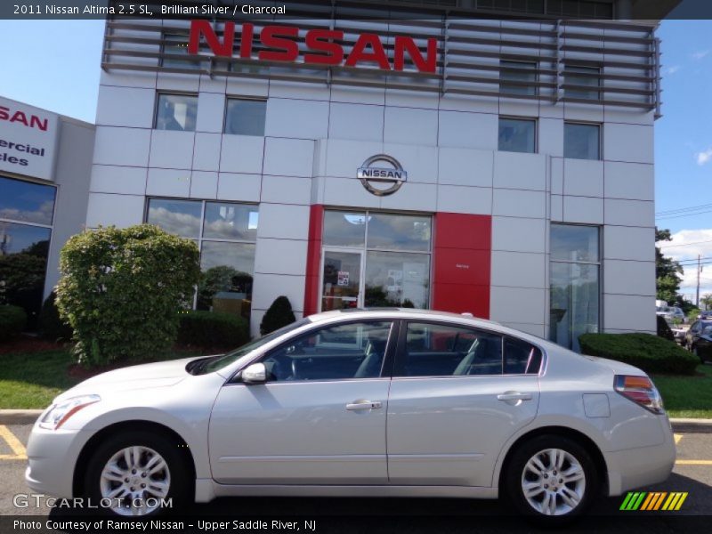 Brilliant Silver / Charcoal 2011 Nissan Altima 2.5 SL
