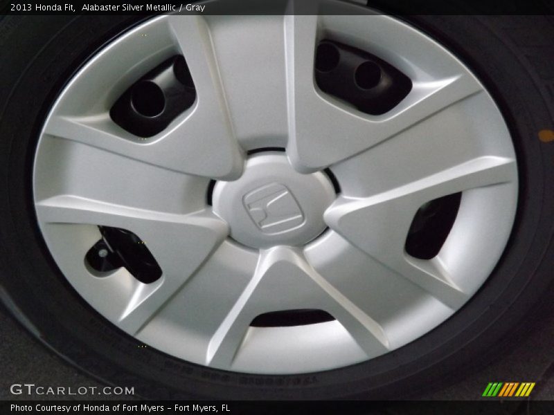 Alabaster Silver Metallic / Gray 2013 Honda Fit