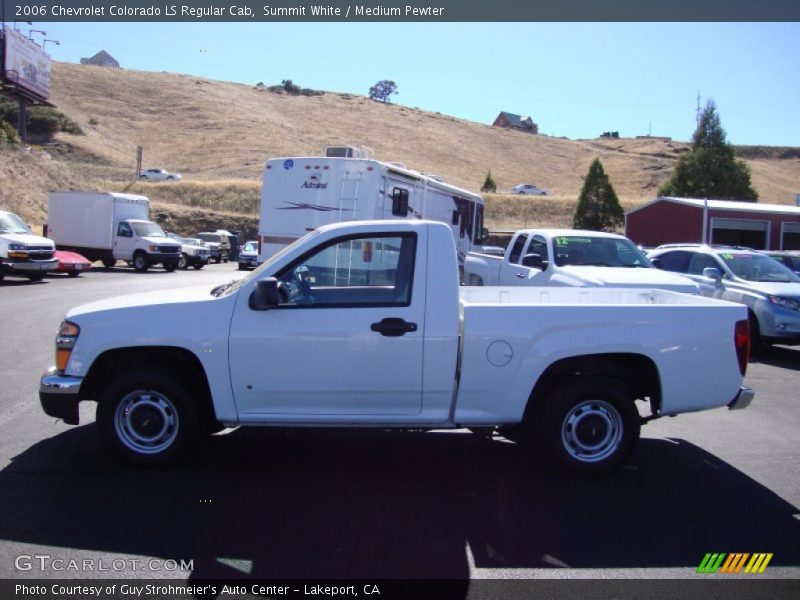 Summit White / Medium Pewter 2006 Chevrolet Colorado LS Regular Cab