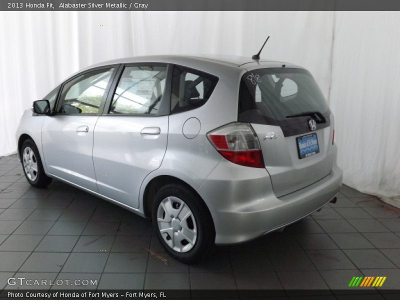 Alabaster Silver Metallic / Gray 2013 Honda Fit