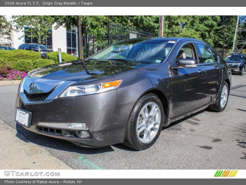 Grigio Gray Metallic / Taupe 2009 Acura TL 3.5