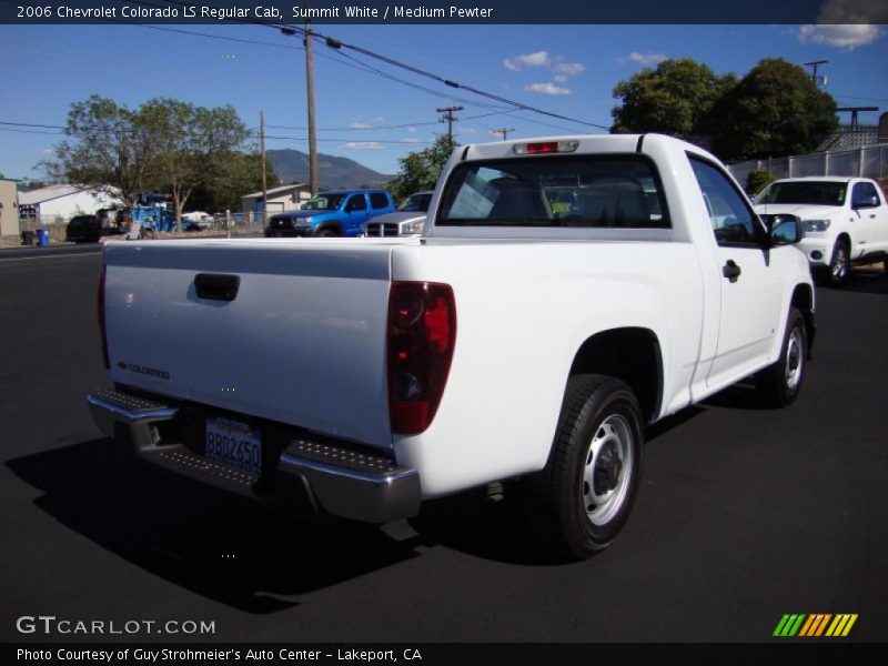 Summit White / Medium Pewter 2006 Chevrolet Colorado LS Regular Cab