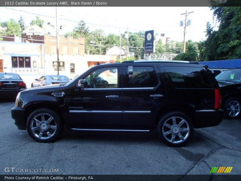 Black Raven / Ebony 2013 Cadillac Escalade Luxury AWD