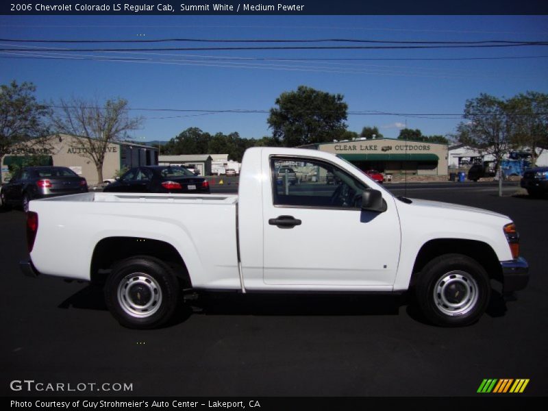 Summit White / Medium Pewter 2006 Chevrolet Colorado LS Regular Cab