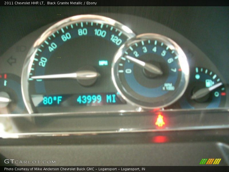 Black Granite Metallic / Ebony 2011 Chevrolet HHR LT