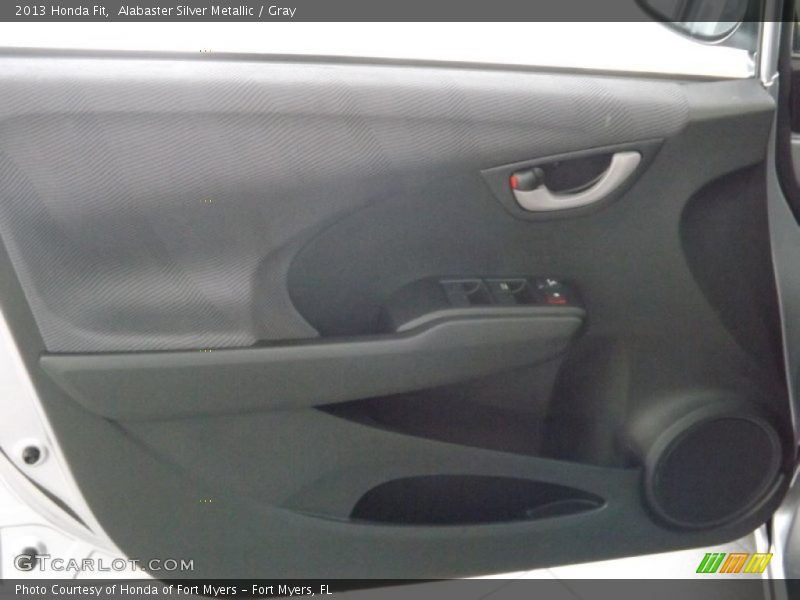 Alabaster Silver Metallic / Gray 2013 Honda Fit