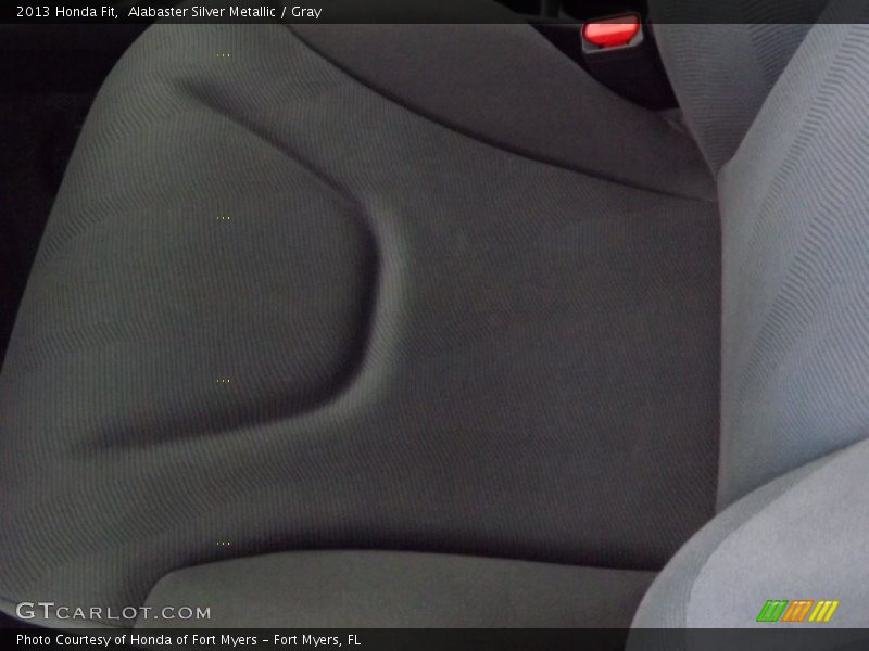 Alabaster Silver Metallic / Gray 2013 Honda Fit