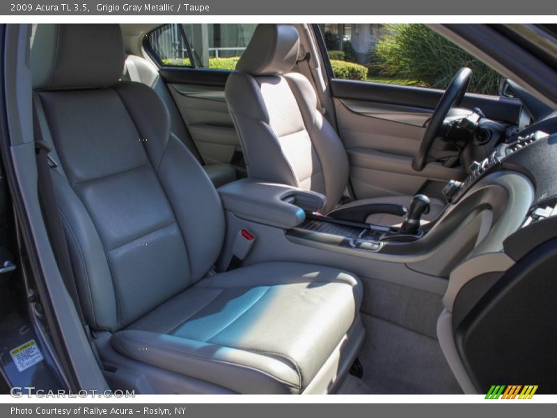 Grigio Gray Metallic / Taupe 2009 Acura TL 3.5