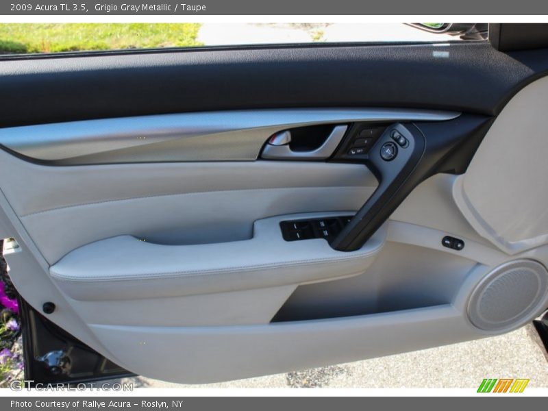 Grigio Gray Metallic / Taupe 2009 Acura TL 3.5
