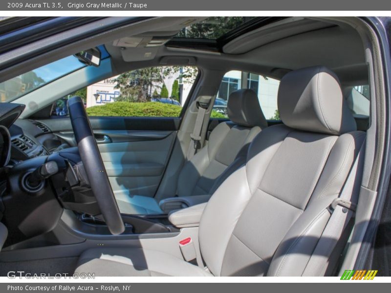 Grigio Gray Metallic / Taupe 2009 Acura TL 3.5