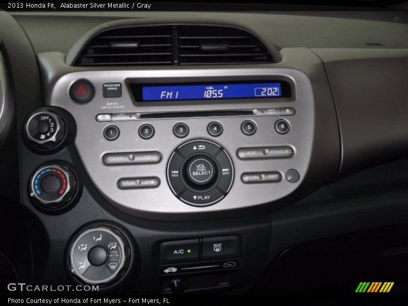 Alabaster Silver Metallic / Gray 2013 Honda Fit