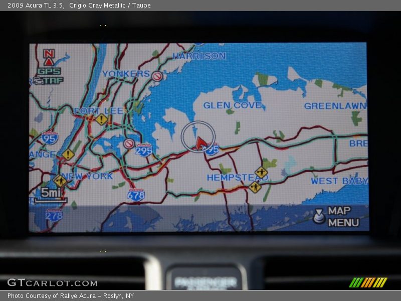 Grigio Gray Metallic / Taupe 2009 Acura TL 3.5