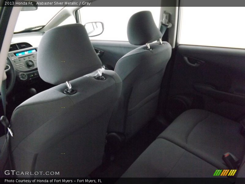 Alabaster Silver Metallic / Gray 2013 Honda Fit