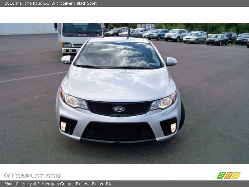 Bright Silver / Black Sport 2010 Kia Forte Koup SX