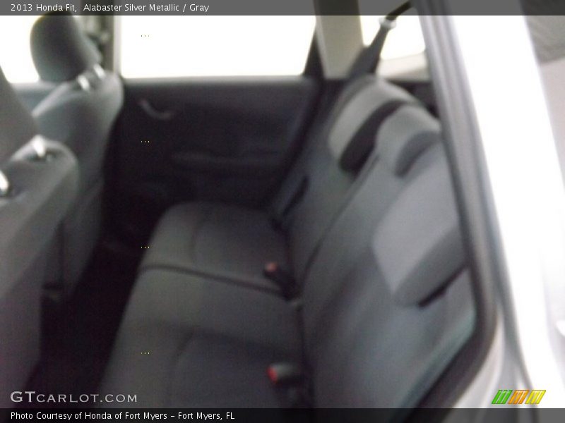Alabaster Silver Metallic / Gray 2013 Honda Fit