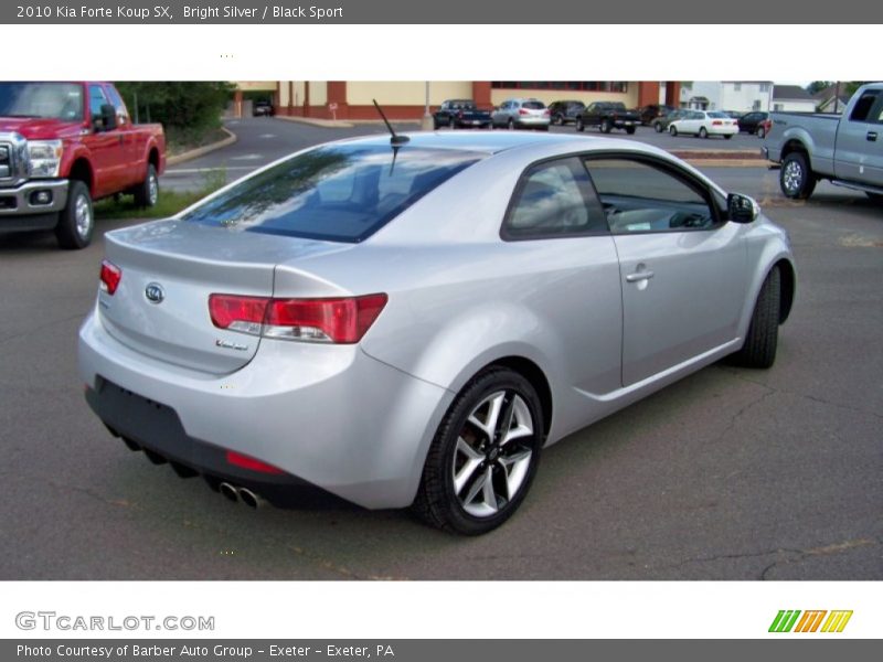 Bright Silver / Black Sport 2010 Kia Forte Koup SX