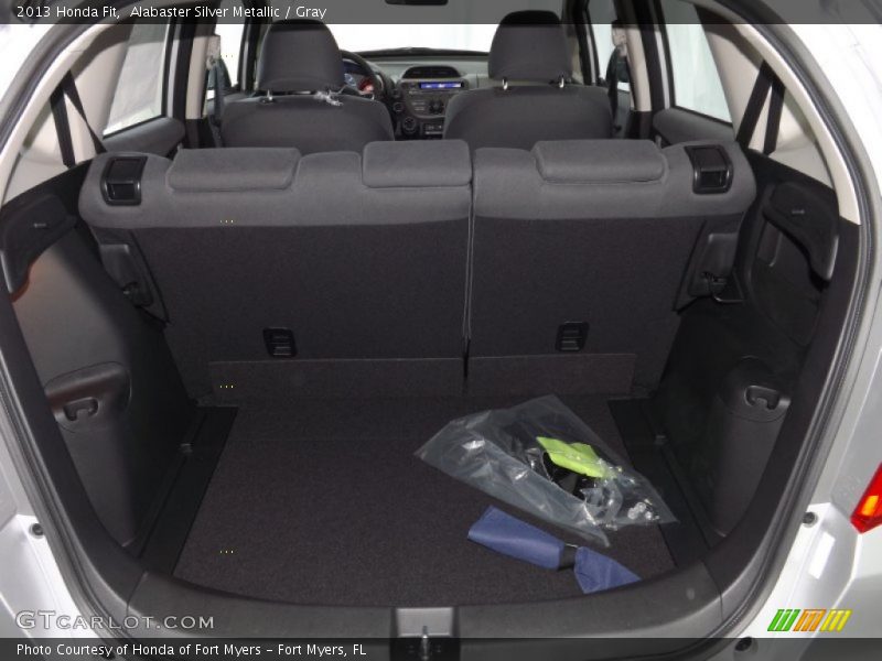 Alabaster Silver Metallic / Gray 2013 Honda Fit
