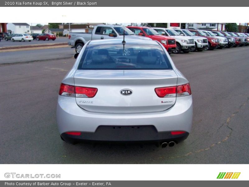 Bright Silver / Black Sport 2010 Kia Forte Koup SX