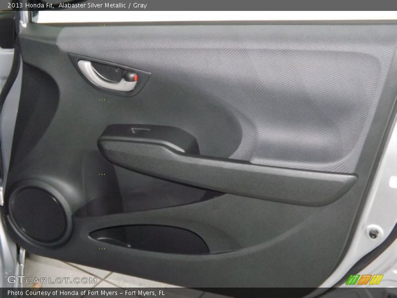Alabaster Silver Metallic / Gray 2013 Honda Fit