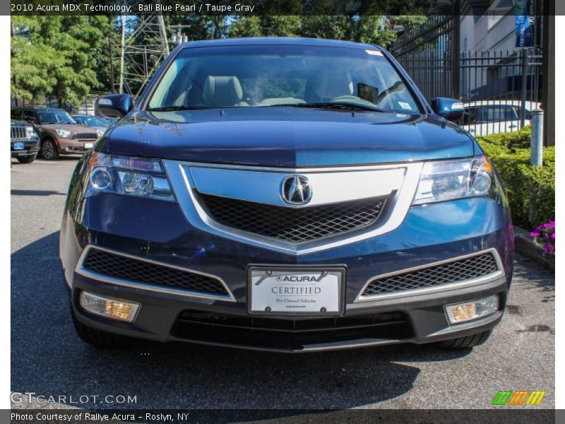 Bali Blue Pearl / Taupe Gray 2010 Acura MDX Technology