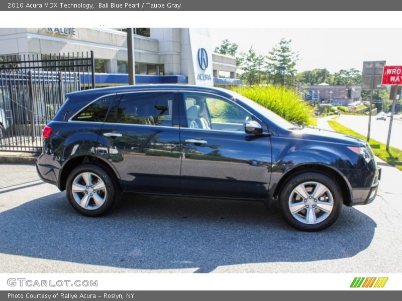 Bali Blue Pearl / Taupe Gray 2010 Acura MDX Technology
