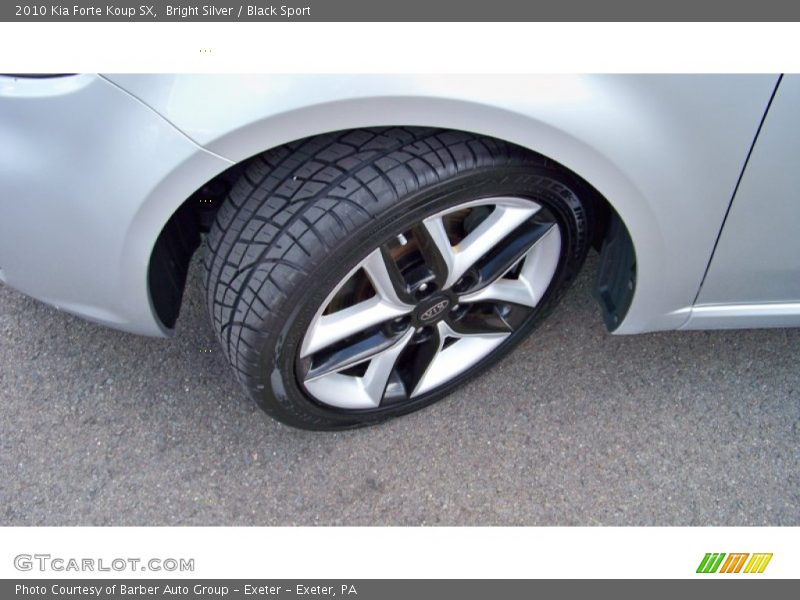 Bright Silver / Black Sport 2010 Kia Forte Koup SX