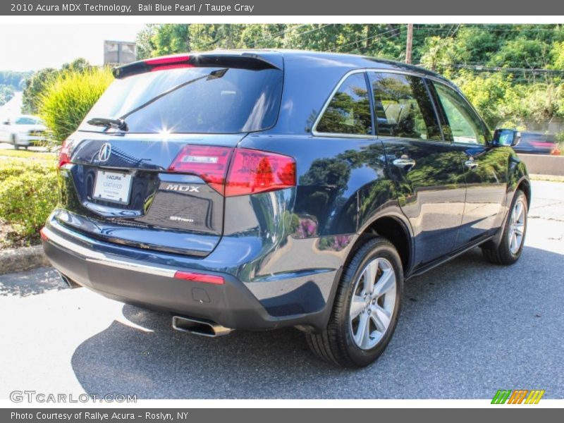 Bali Blue Pearl / Taupe Gray 2010 Acura MDX Technology