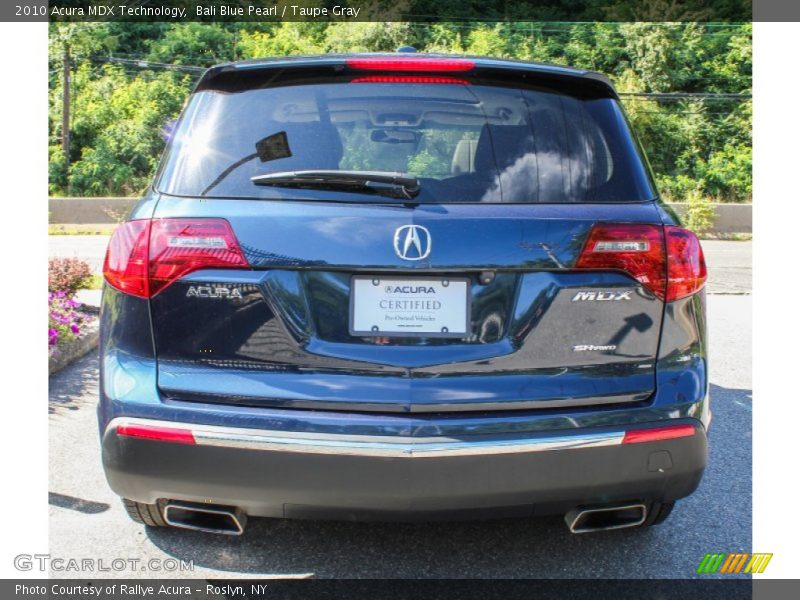 Bali Blue Pearl / Taupe Gray 2010 Acura MDX Technology