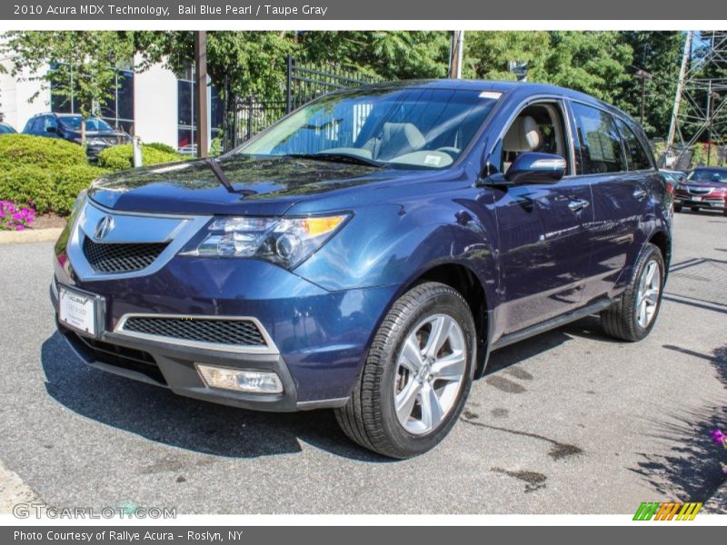 Bali Blue Pearl / Taupe Gray 2010 Acura MDX Technology