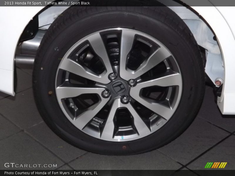 Taffeta White / Sport Black 2013 Honda Fit Sport