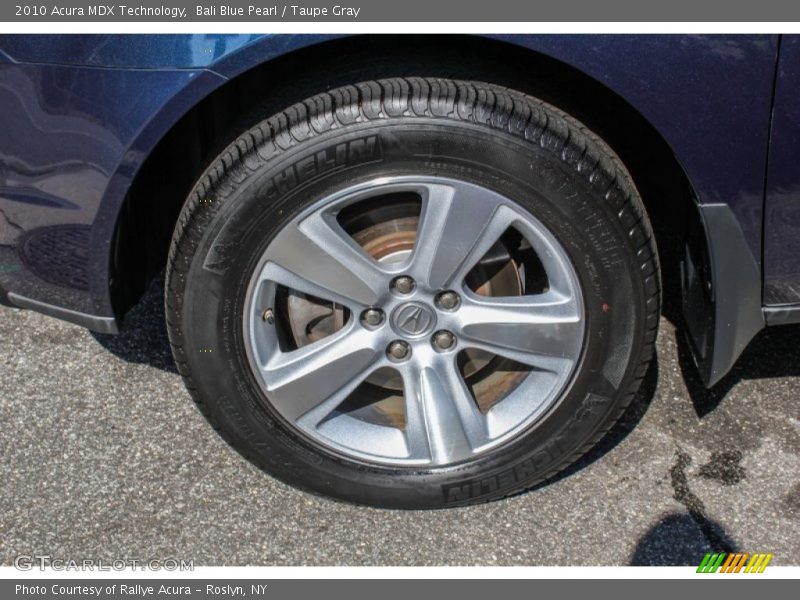 Bali Blue Pearl / Taupe Gray 2010 Acura MDX Technology