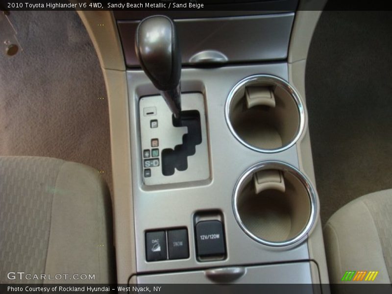 Sandy Beach Metallic / Sand Beige 2010 Toyota Highlander V6 4WD
