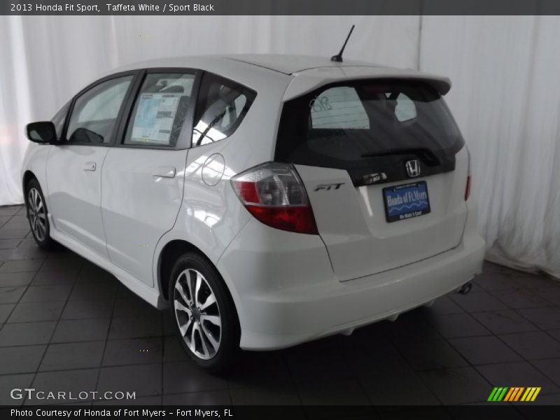 Taffeta White / Sport Black 2013 Honda Fit Sport