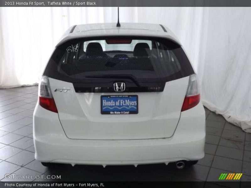 Taffeta White / Sport Black 2013 Honda Fit Sport