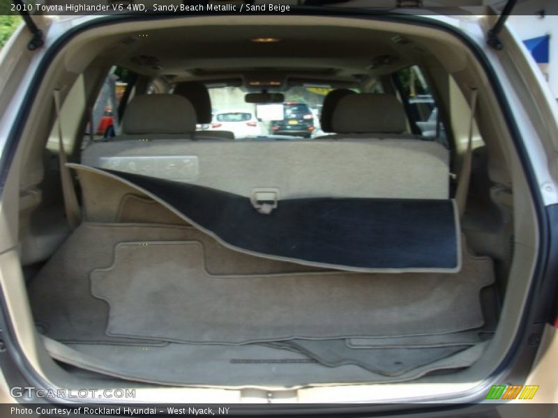 Sandy Beach Metallic / Sand Beige 2010 Toyota Highlander V6 4WD
