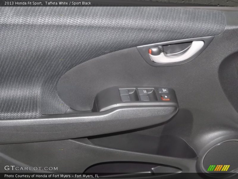 Taffeta White / Sport Black 2013 Honda Fit Sport